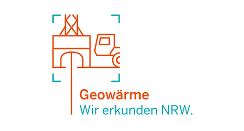 Logo des Projektes: Geowärme – Wir erkunden NRW.