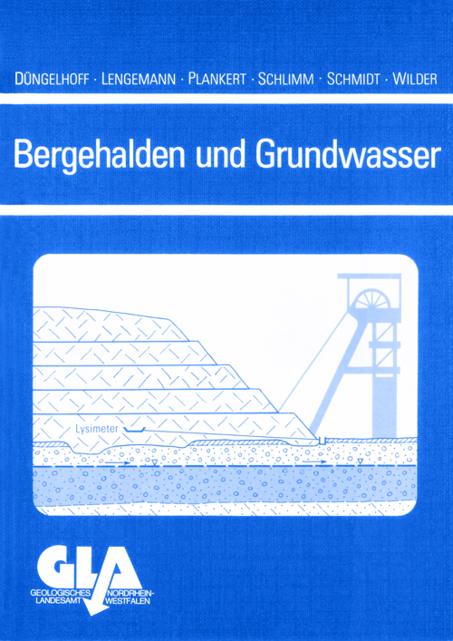 Cover der Publikation Bergehalden und Grundwasser 