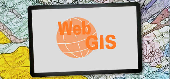 WebGIS auf einem Tablet